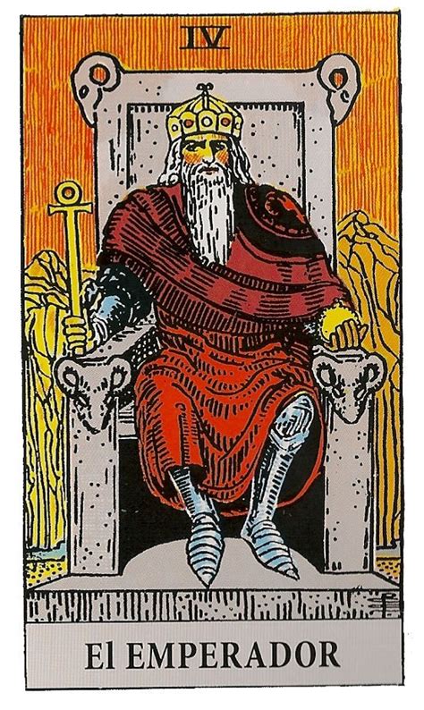 El Emperador en el Tarot, Significado y sus。